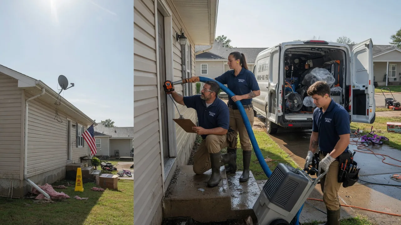 Ceiling Water Damage Restoration in Omro, WI near me